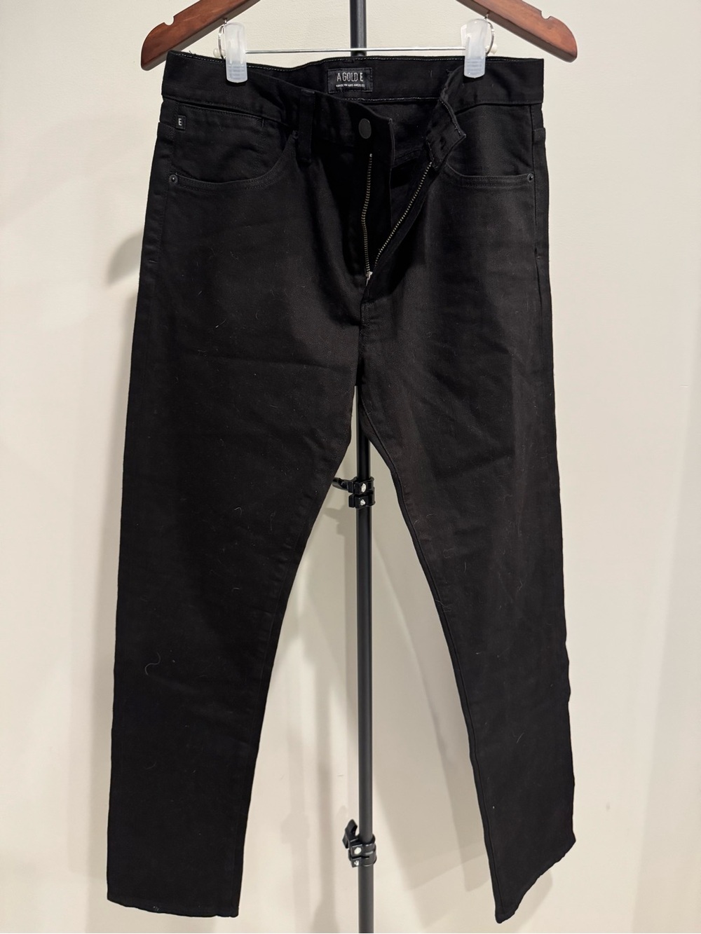 AGOLDE Slim Straight Jeans Dark Wash Stretch Luxury Denim Size 31